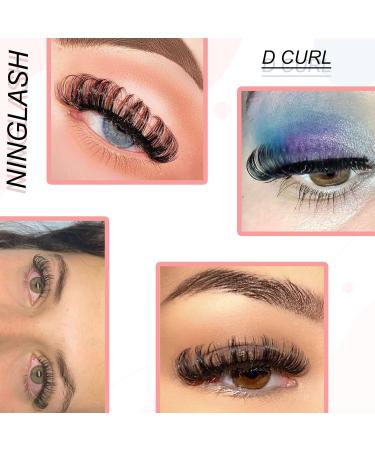 Russian D Curl Strip Lashes 15-20mm 10 Pairs Faux Mink False Eyelashes Pack | D Curl Volume Fluffy Natural Lashes | Multipack Fake Lashes for Glamorous Eyes - L08 - Buy Online on GoSupps.com