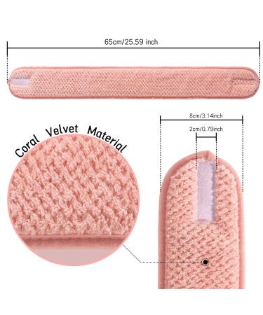 Whaline 4 Pack Spa Facial Headband - Super Absorption Coral Fleece Hair Band Set for Makeup, Shower, Sports - Adjustable & Soft Towel Headband (Pea Green, Pink, Beige, Light Gray) - Buy Online on GoSupps.com