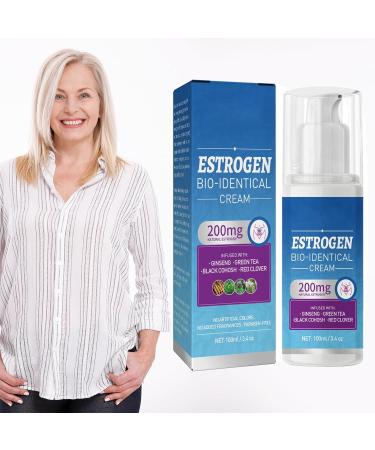 Buy Female Menopause Cream - Alleviate Symptoms & Enjoy Relaxing Years | Bioidentical Cream for Women - 100ml - Buy Online on GoSupps.com