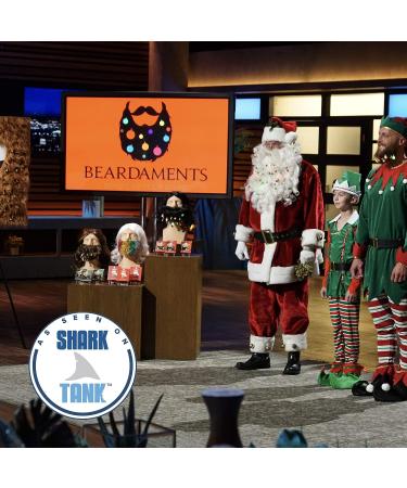 BEARDAMENTS Beard Lights - 16pc Colorful Christmas Beard Ornaments for Men - Buy Online on GoSupps.com