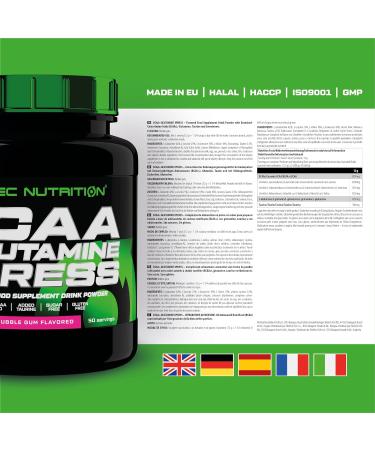 Scitec Nutrition BCAA + Glutamine Xpress Powder 600g Fruity Bubblegum - Pack of 1 - Buy Online on GoSupps.com