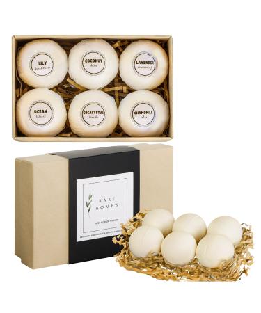 Natural & Organic Bath Bombs with a Variety of Essential Oils  Dye and Paraben Free  Vegan  at Home Spa  Set of 6 - Buy Online on GoSupps.com