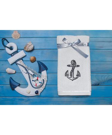 Luxury Ocean Themed Dolphins Fingertip Towels - 6-Piece Set 12x20 Inches - Buy Online on GoSupps.com