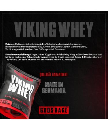 GODSRAGE Viking Whey - Violent Vanilla 1000g | Premium Protein Isolate | Outstanding Taste | Made in Germany | International Shipping - Buy Online on GoSupps.com