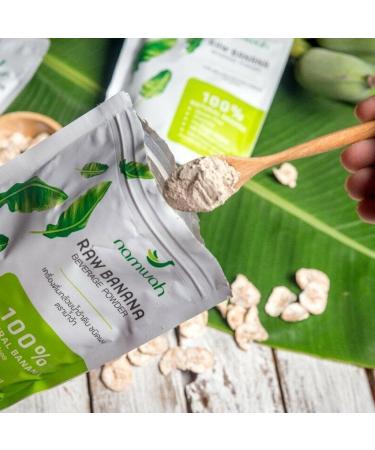 namwah Green Banana Resistant Starch Powder Organic | Superfood Prebiotic Fiber High Fiber Superfoods Flour Alternative No Sugar Plant Based and Keto Friendly (Green Banana Powder) - Buy Online on GoSupps.com