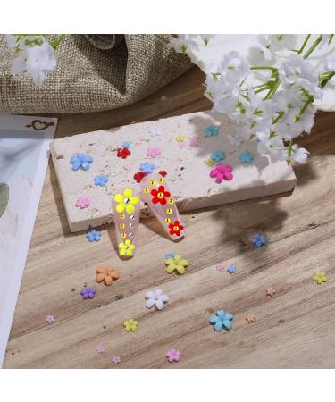 KINBOM 2 Boxes 3D Flowers for Nails with Small Caviar Beads Flat Back 3D Acrylic Flower Nail Charms Colorful 3D Floral Nail Charms Nails Designs and Decoration Flowers for DIY Nail Art - Buy Online on GoSupps.com