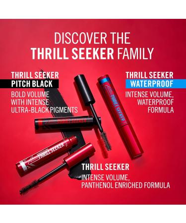 Rimmel London Thrill Seeker Mascara in Pitch Black - Non-Waterproof Formula - Buy Online on GoSupps.com