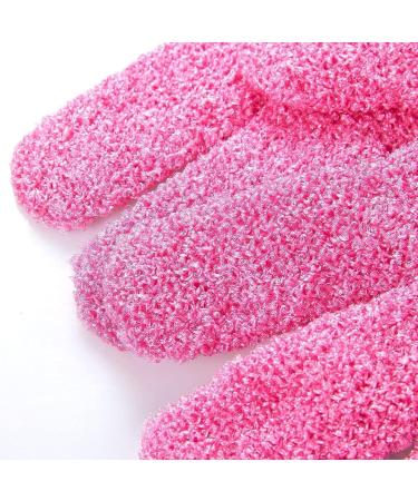 Exfoliating Gloves for Shower and Bath - 4 Pairs, Pink, Purple, Blue, Beige - Women/Men Beauty Spa Massage Accessories - Buy Online on GoSupps.com