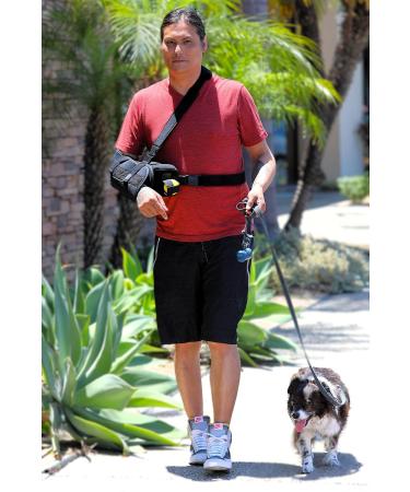 Universal Shoulder Abduction Sling & Immobilizer - Comfortable Arm Support Adjustable Abduction Pillow & Hand Exercise Ball for Left/Right Shoulder - Buy Online on GoSupps.com