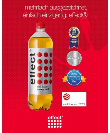 Buy Effect Classic Energy Drink - 6 x 1.0L PET Bottles | Caffeinated Energy Drink for Mixing Long Drinks | International Shipping Available - Buy Online on GoSupps.com