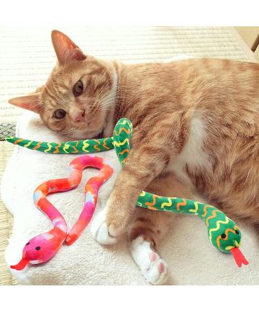 Interactive Snake Catnip Toys for Indoor Cats - Set of 3 Chew Toys for Dental Health and Playtime - Ideal Gift for Cat Lovers - Buy Online on GoSupps.com