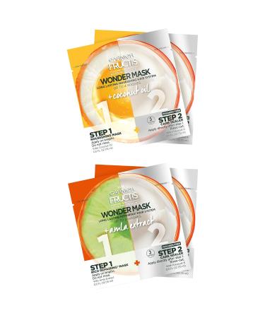 Garnier Fructis Wonder Mask Coconut Oil & Amla Extract 4-Pack - Buy Online on GoSupps.com
