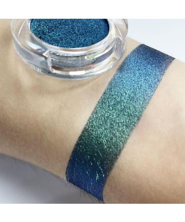 Optical Chameleon Glitter Shimmer Eyeshadow 9 Colors Pigment Diamond Shine Eyeshadow Professional Eyes Makeup Party Cosmetic (Color : #3)