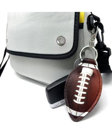 Allydrew Chapstick Keychain - 10 Pack with Metal Clasps | Football Design - Perfect for On-the-Go Moisturization | International Shipping Available - Buy Online on GoSupps.com