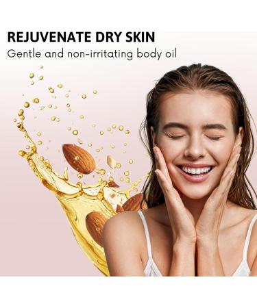 Best of Nature 100% Pure Sweet Almond Massage & Body Oil Deep Moisturizing Unscented Oil for Hair Skin Face & Aromatherapy Ideal Carrier Oil for Essential Oils (8 fl oz) 8 Fl Oz (Pack of 1) - Buy Online on GoSupps.com