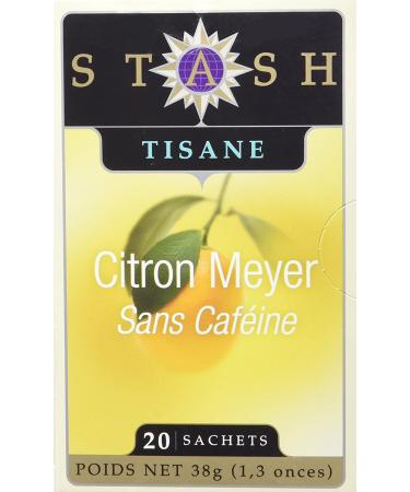 Stash Tea Meyer Lemon Herbal Tea 20 Count - Pack of 1 - Buy Online on GoSupps.com
