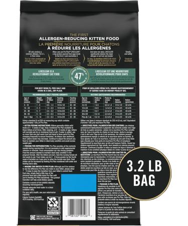 Purina Pro Plan LiveClear Allergen Reducing Dry Kitten Food Chicken & Rice - 1.45 kg Bag - Buy Online on GoSupps.com
