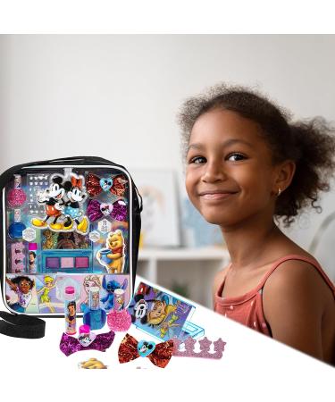 Disney 100 Shoulder Bag Makeup Set for Kids | Complete Makeup Kit with Lip Balm Nail Polish & Hair Bows | Ideal for Ages 3+ by Townley Girl - International Shipping Available - Buy Online on GoSupps.com
