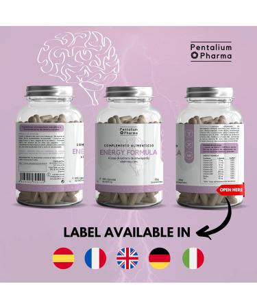 Energy Formula - Ashwagandha Capsules - 100 capsules - 25000mg - Extrait de racine de Withania somnifera L. + vitamines B pour l' nergie le stress l'humeur et la m moire. - Buy Online on GoSupps.com
