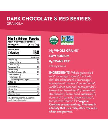 Nature's Path Love Crunch Dark Chocolate & Red Berries Granola - Organic 11.5 oz - Buy Online on GoSupps.com