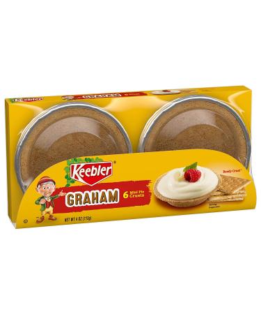 Keebler Ready Mini Pie Crusts - Graham Cracker - 4 oz (Pack of 6) | Delicious & Convenient Mini Pie Shells - Buy Online on GoSupps.com