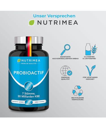 Buy Cultures Complex probioAct - 30 Billion KBE Vegan Probiotics with 7 Strains | 30 Capsules for Gut Health - International Shipping - Buy Online on GoSupps.com