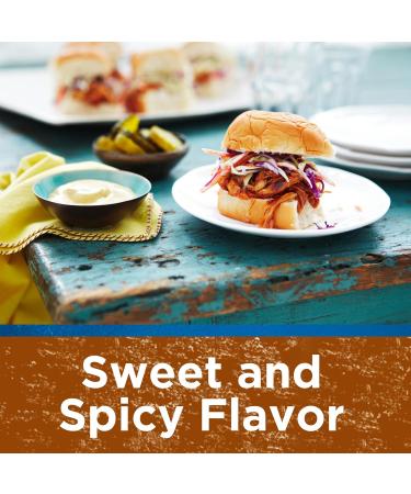 Kraft Sweet & Spicy Slow-Simmered Barbecue Sauce 18 oz Bottle (Pack of 2) Bundle With Snack Scout Basting Brush - Buy Online on GoSupps.com