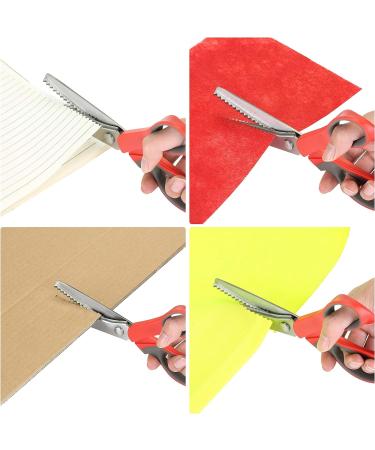 Mr. Pen Pinking Shears - Zig Zag Scissors for Fabric, Decorative Edge Sewing Scissors with Designs - Buy Online on GoSupps.com
