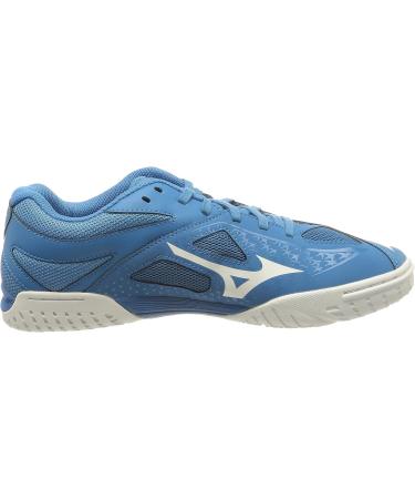 Mizuno Men's Wave Medal 6 Tennis Shoe - 42 EU Mediterranean Blue White | International Shipping Available - Buy Online on GoSupps.com