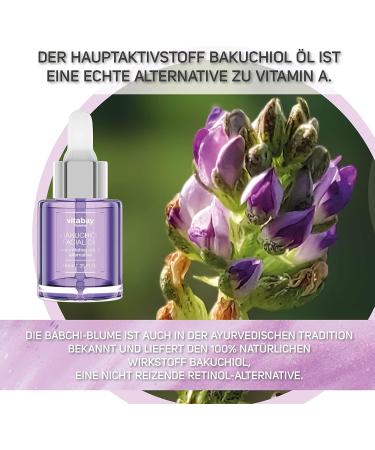 Bakuchiol Facial Oil: dry oil for facial care - anti-aging moisturizing regenerating thanks to Bakuchiol (alternative to retinol) squalane and vegetable oils 40 ml - Buy Online on GoSupps.com