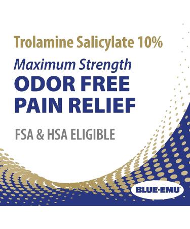 Blue Emu Arthritis Maximum Pain Relief Cream with Emu Oil 3oz - Topical Solution for Muscles, Joints, and Strains - Buy Online on GoSupps.com