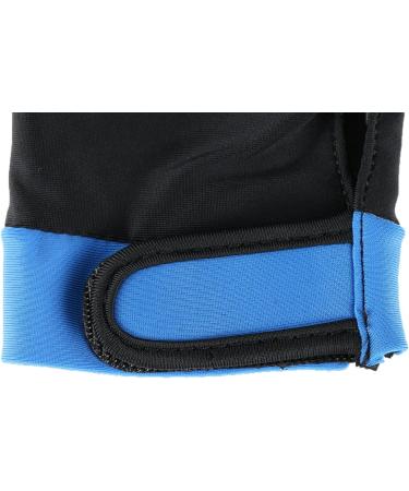 Anser M050912 Elastic 3-Finger Billiard Gloves for Cue Sports - Blue, Size L - Buy Online on GoSupps.com