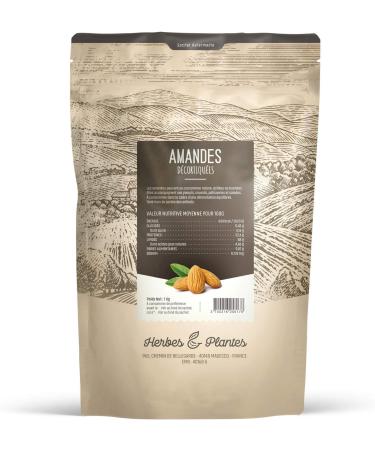 H&P Peeled Almonds 1 kg Herbs and Plants 1 kg (Pack of 1) - Buy Online on GoSupps.com