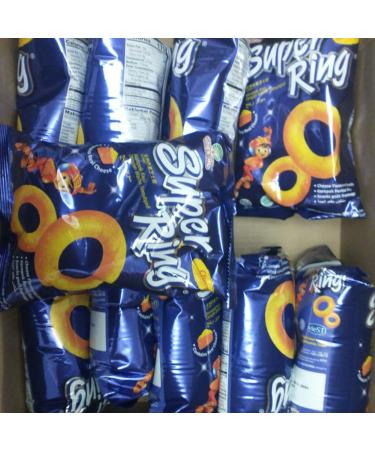 Super Ring Malaysian Cheese Snack with Real Cheese Pack of 10 60g Each Halal Expiry: 30th November 2024