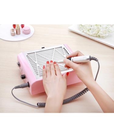 Miss Sweet Electric Nail Drill & Dust Collector Combo - Pink - Buy Online on GoSupps.com