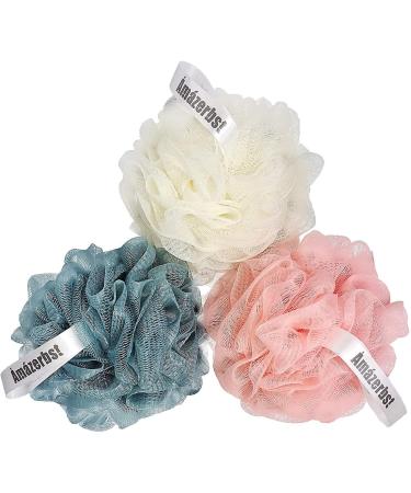 Buy Amazerbst Loofah Sponge Set - Pack of 6 (Pink White Blue Black) for Women & Men | Durable & Eco-Friendly Exfoliation - Buy Online on GoSupps.com