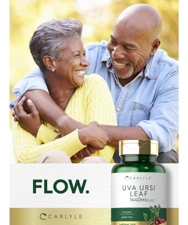 Carlyle Uva Ursi Capsules 1440mg - Herbal Leaf Extract Non-GMO Gluten Free - 150 Count for Optimal Health - Buy Online on GoSupps.com