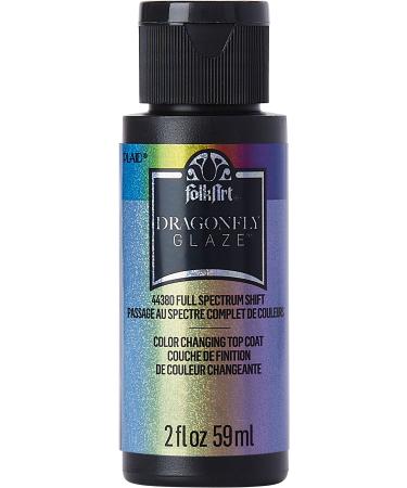 FolkArt Dragonfly Glaze Multi-Surface Watercolor Paint  2 Fl Oz (Pack of 1)  Full Spectrum