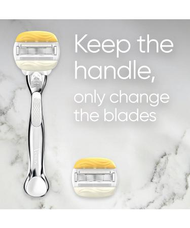 Gillette Venus ComfortGlide Coconut with Olay Women's Razor + 8 Blade Refills, Vitamin E, Gel Bars - Smooth & Comfortable Shave - Buy Online on GoSupps.com