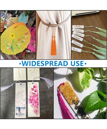 25 Handmade DIY Tassels - Silky Soft Craft Mini Tassels for Jewelry Making & Decoration - Buy Online on GoSupps.com