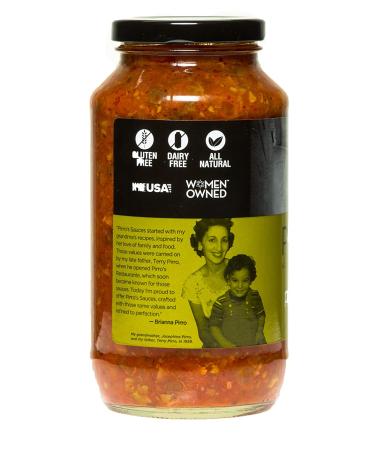 Pirro's All-Natural Puttanesca Pasta Sauce - Gluten-Free, No Processed Sugar (1.5 lb) - Buy Online on GoSupps.com