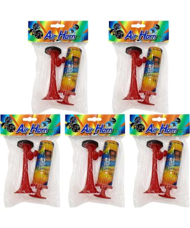 5PCS Football Air Horn Hand Push Pump Mini Air Horn Pump Party Noise Maker Celebration Birthday Party Gift Fit Candy Bag Can Fans Trumpet - Buy Online on GoSupps.com