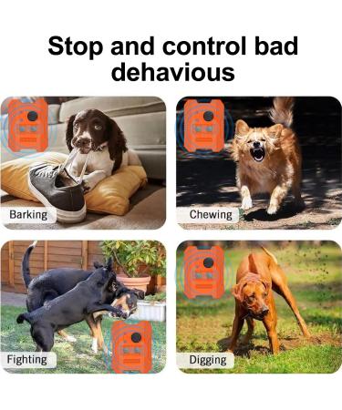 Antibell for Dogs - 3 Levels of Ultrasound Anti-Bark Device | 33ft Range | Safe & Effective Bark Control - Buy Online on GoSupps.com