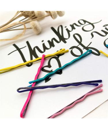 100 Colorful Rainbow Bobby Pins | Durable Metal Hair Needles & Slide Clips - Perfect for All Hair Types - Buy Online on GoSupps.com
