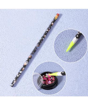 Nail Rhinestone Picker Adhesive Resin Rhinestones Picker Pencil | Gem Pick up Tool for Nails Crafts Makeup Face Clothes Shoes Handle Manicure Rhinestone Applicator Money money - Buy Online on GoSupps.com