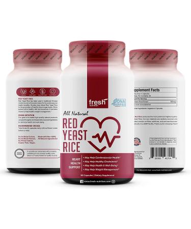 DNA Verified Red Yeast Rice Extract Powder - Non-GMO, Vegan Friendly, Gluten & Soy Free - Buy Online on GoSupps.com
