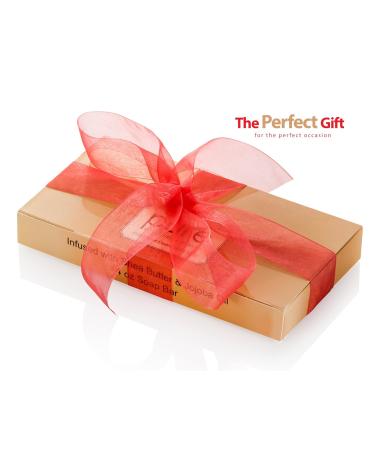 Natural Handmade Essential Oil Artisan Soap Bars - Hypoallergenic Moisturizing Shea Butter, Coconut Oil & Jojoba Oil - 6 Pack Gift Wrapped - Buy Online on GoSupps.com