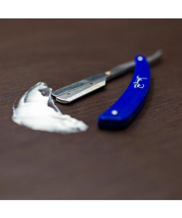 JOHNNY B. Professional Barber Straight Edge Razor - Blue | International Shipping Available - Buy Online on GoSupps.com
