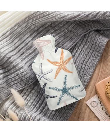 Starfish Hot Water Bottle with Plush Cover | Hand Warmer for Adults & Children | 26.5x15.3cm - International Shipping Available - Buy Online on GoSupps.com