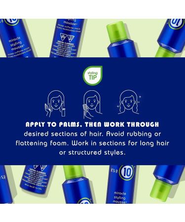 It's a 10 Miracle Styling Mousse 9oz - Unisex Haircare Essential - Buy Online on GoSupps.com